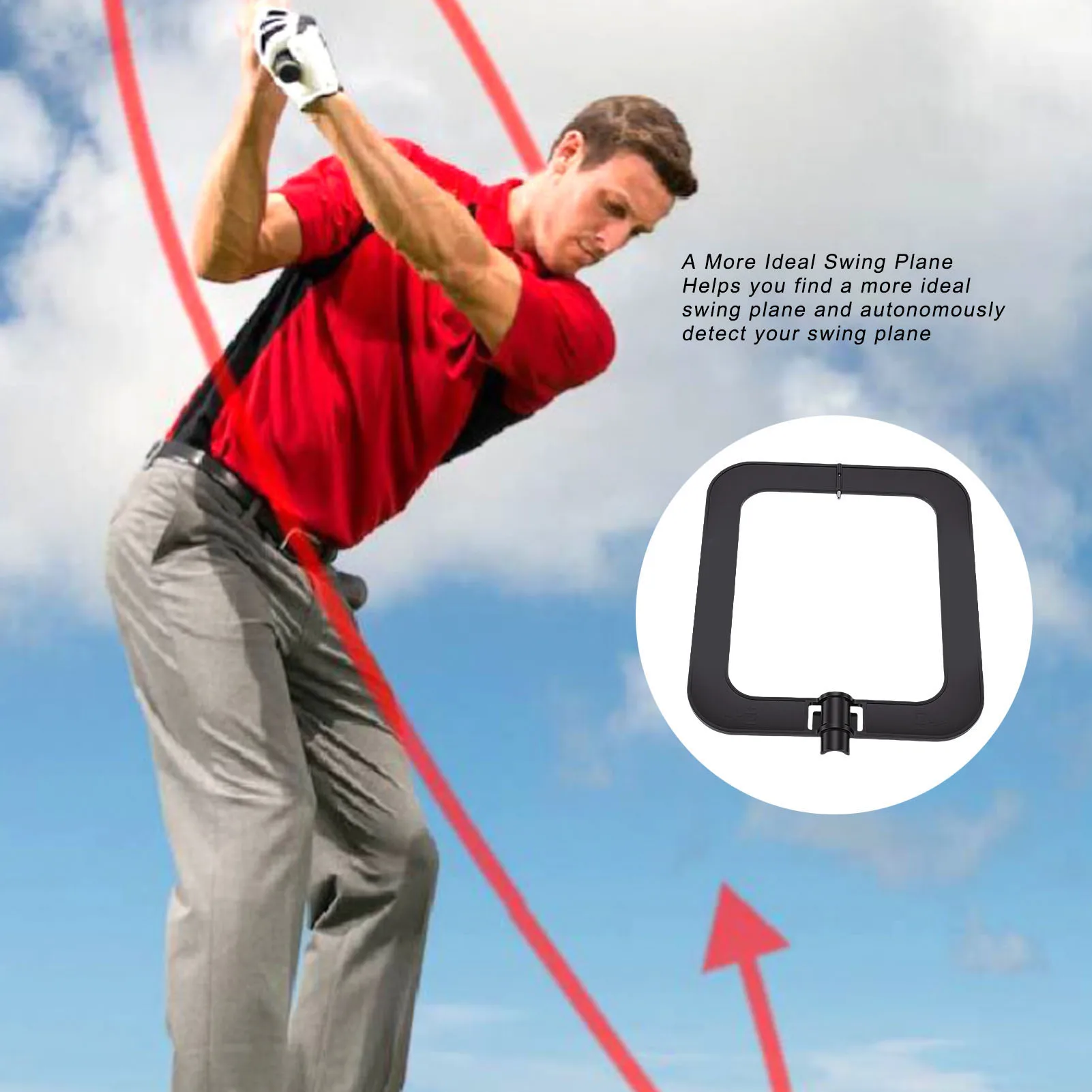 Swing Trainer Training Aid Swing Trainer Plane Corrector Training Aid Practice Tool Help with Clubface Awareness
Swing Trainer Training Aid Swing Trainer Plane Corrector Training Aid Practice Tool Help with Clubface Awareness