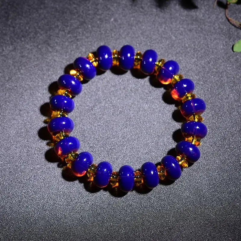 Natural Multi-meter Water Purified Violet Lamper Bracelet Raw Ore Raw Stone Beeswax Amber Plate Bead Hand String Couple Jewelry
Natural Multi-meter Water Purified Violet Lamper Bracelet Raw Ore Raw Stone Beeswax Amber Plate Bead Hand String Couple Jewelry