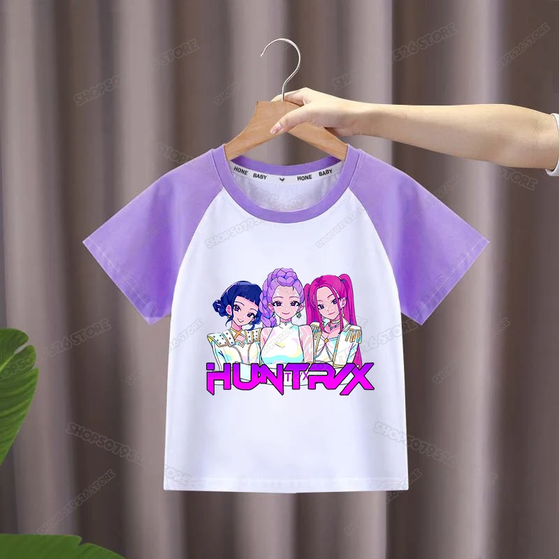 KPop Demon Hunters Casual T-shirts Anime Movie Toddler Girl Clothes Summer Cartoon Children's Clothing Short Sleeve Tee Tops
KPop Demon Hunters Casual T-shirts Anime Movie Toddler Girl Clothes Summer Cartoon Children's Clothing Short Sleeve Tee Tops