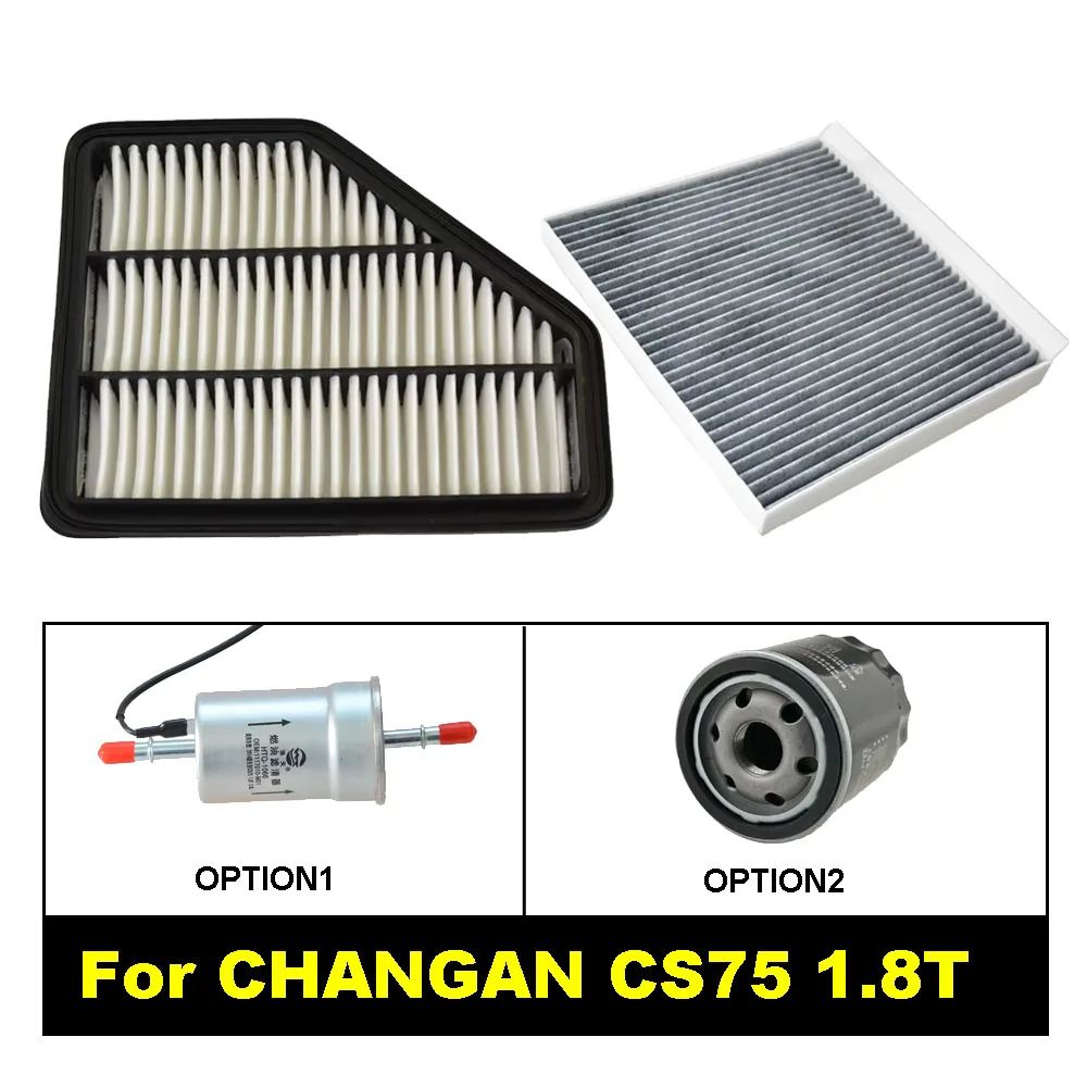 2-4pcs Filter Set For CHANGAN CS75 1.8T 2013-2020/ 2.0L 2014-2017 Engine Cabin A/C Fresh Air Fuel Gas Oil Filter Kit 1109013M01
2-4pcs Filter Set For CHANGAN CS75 1.8T 2013-2020/ 2.0L 2014-2017 Engine Cabin A/C Fresh Air Fuel Gas Oil Filter Kit 1109013M01