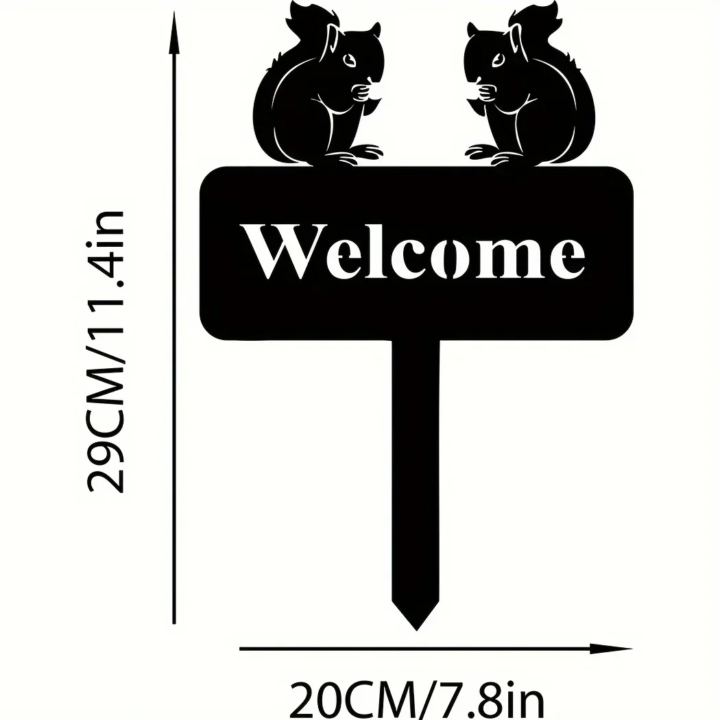 Hello Young Metal Squirrel Garden Stake Squirrel Welcome Yard Decor Sign Squirrel Address Sign Outdoor Garden Yard Decor Outdoo
Hello Young Metal Squirrel Garden Stake Squirrel Welcome Yard Decor Sign Squirrel Address Sign Outdoor Garden Yard Decor Outdoo