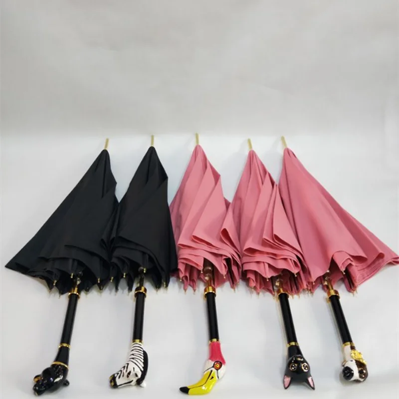 Looook Store Creative Fresh Dual Use Sun Rain Umbrella Fashion Animal Head Long Handle UV Protection Parasol For Outdoor
Looook Store Creative Fresh Dual Use Sun Rain Umbrella Fashion Animal Head Long Handle UV Protection Parasol For Outdoor