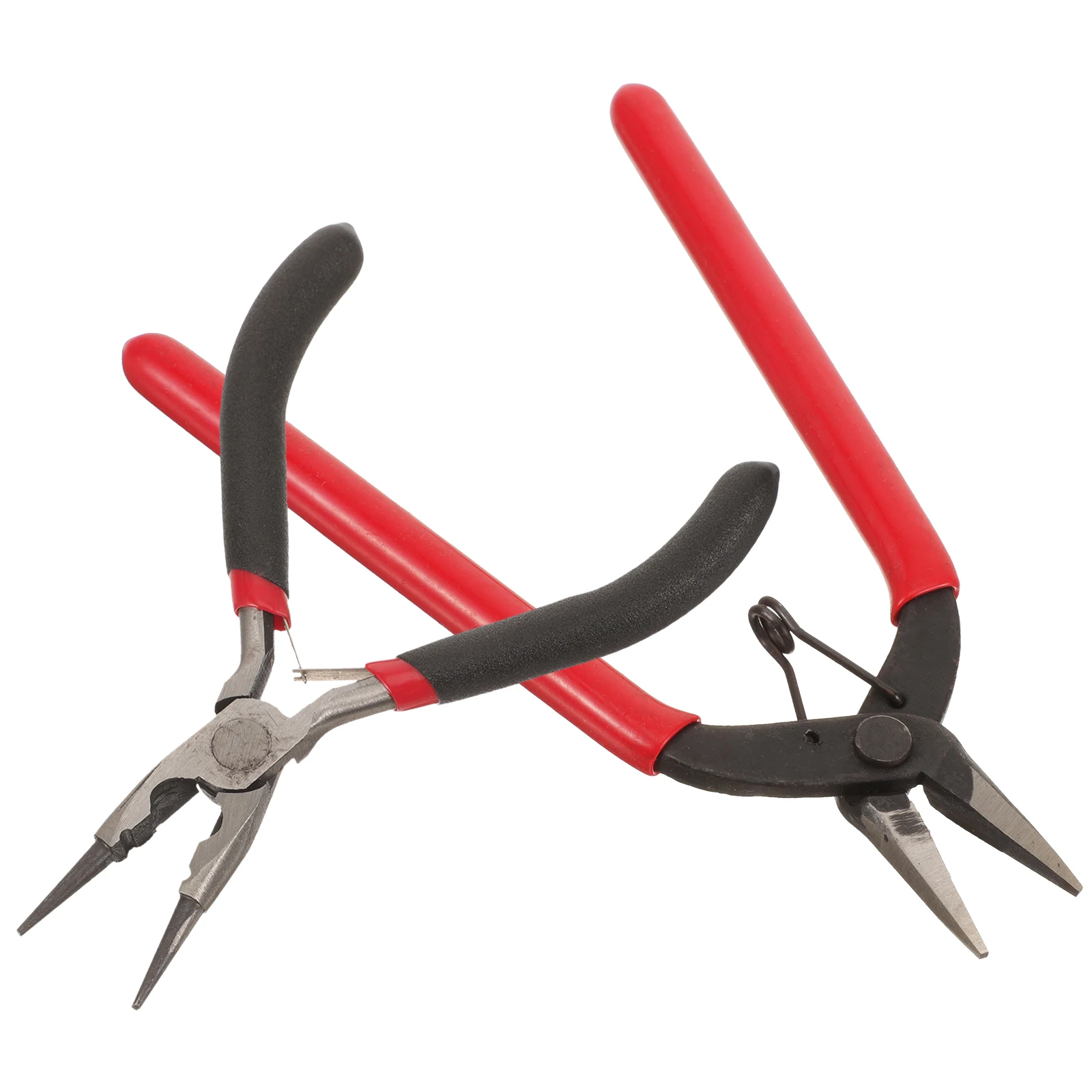 2Pcs Carbon Steel Round Mouth Jewelry Pliers Flat Nose DIY Making Tools Mini Needle Nose Wire for Craft Project
2Pcs Carbon Steel Round Mouth Jewelry Pliers Flat Nose DIY Making Tools Mini Needle Nose Wire for Craft Project