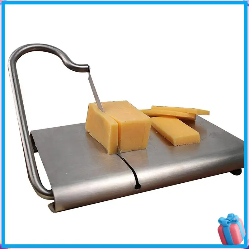 Discount 1Pcs Wire Cutting Cheese Slicer Cutter Kitchen Stainless Steel Board Butter Cutter Cheese Slice Cheese Cutting Knife
Discount 1Pcs Wire Cutting Cheese Slicer Cutter Kitchen Stainless Steel Board Butter Cutter Cheese Slice Cheese Cutting Knife