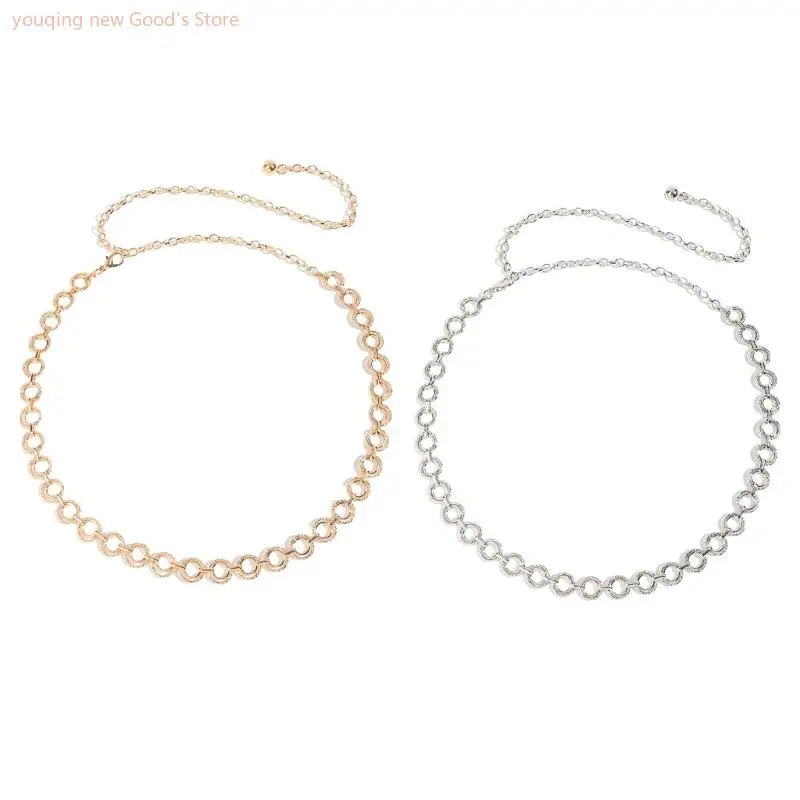 49ME Female Body Chain Elegant Rings Loop Waist Belt Dress Decorative Chain Waist Belt Women Elegant Waist Decors Jewelry
49ME Female Body Chain Elegant Rings Loop Waist Belt Dress Decorative Chain Waist Belt Women Elegant Waist Decors Jewelry