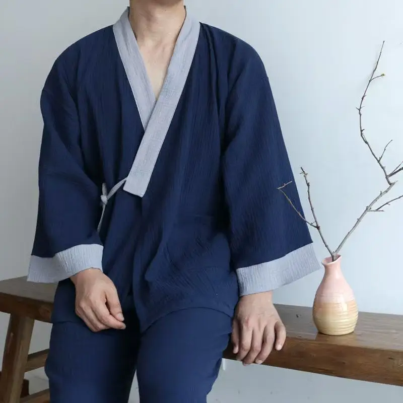 Летние мужские пижамы из чистого хлопка Hanfu большого размера в китайском стиле, винтажный лоскутный костюм с чайными благовониями, даосский халат, костюм
Летние мужские пижамы из чистого хлопка Hanfu большого размера в китайском стиле, винтажный лоскутный костюм с чайными благовониями, даосский халат, костюм