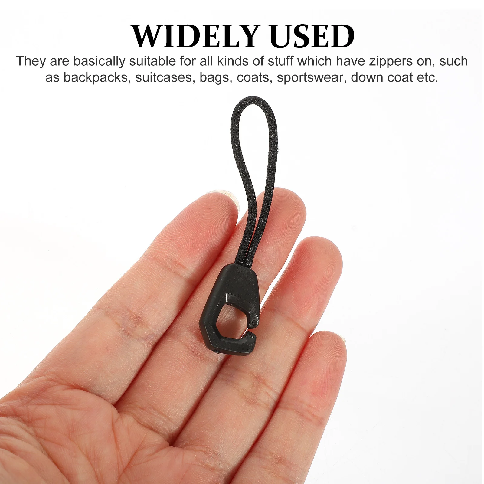 100pcs Pull Replacement Black Head Rope Durable For Bags Jackets Suitcases Zipper Repair Kit Zipper Accessories
100pcs Pull Replacement Black Head Rope Durable For Bags Jackets Suitcases Zipper Repair Kit Zipper Accessories