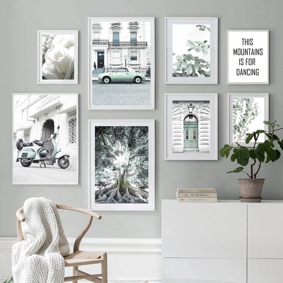Retro Car Motorcycle Gate Rose Leaf Tree Wall Art Canvas Painting Nordic Posters And Prints Wall Pictures For Living Room Decor
Retro Car Motorcycle Gate Rose Leaf Tree Wall Art Canvas Painting Nordic Posters And Prints Wall Pictures For Living Room Decor