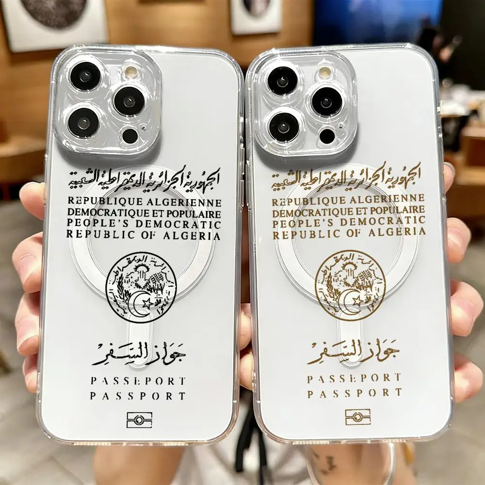 Чехол для телефона с логотипом паспорта Алжира для iPhone 17 16 15 14 13 12 Pro Max Plus, магнитный, прозрачный, с поддержкой беспроводной зарядки
Чехол для телефона с логотипом паспорта Алжира для iPhone 17 16 15 14 13 12 Pro Max Plus, магнитный, прозрачный, с поддержкой беспроводной зарядки
