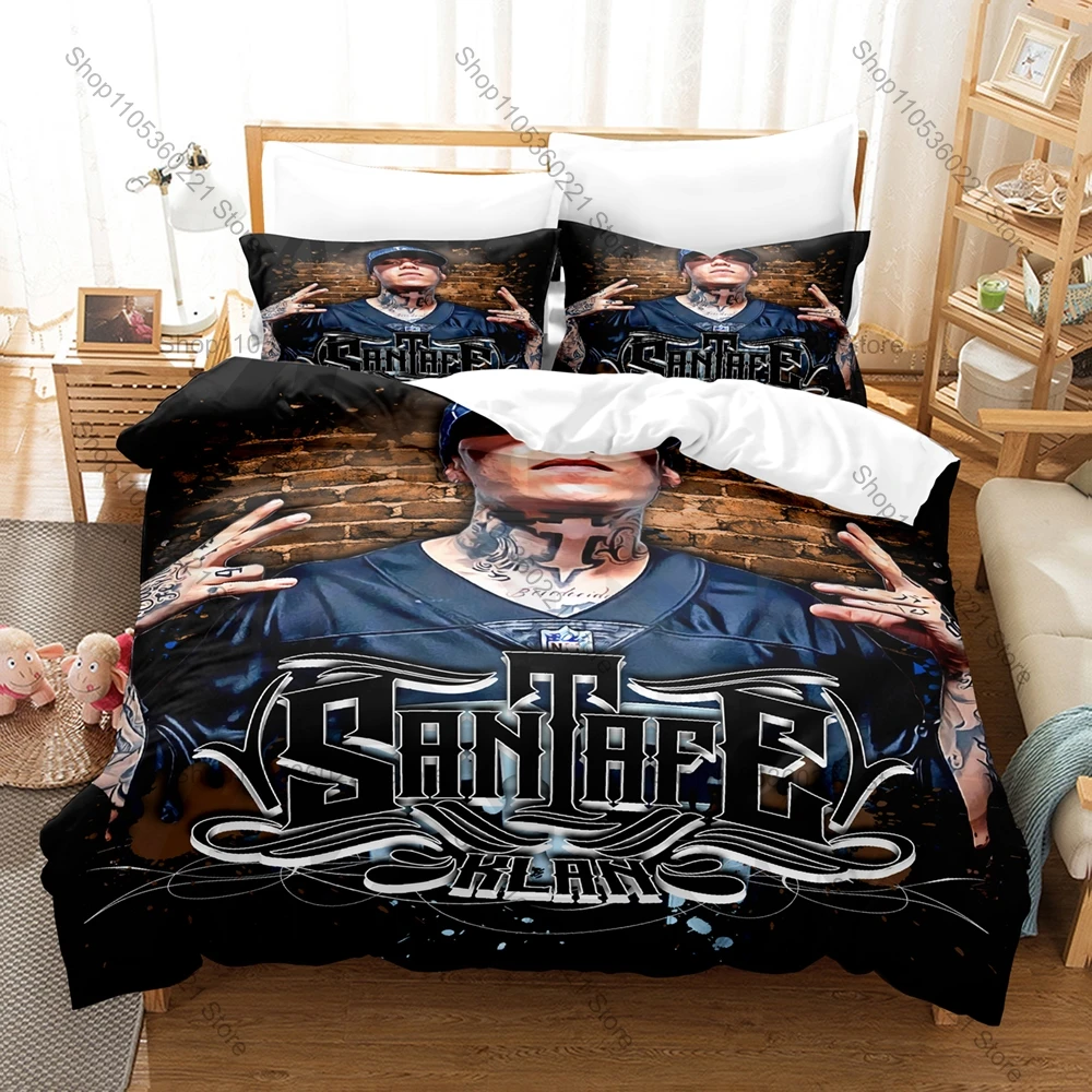 3 In 1 Santa Fe Klan Themed Bedding Set Mexican Rap Icon Design Breathable Fabric Gift Duvet Cover 2 Pillowcase
3 In 1 Santa Fe Klan Themed Bedding Set Mexican Rap Icon Design Breathable Fabric Gift Duvet Cover 2 Pillowcase
