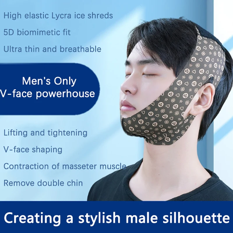 For Men V-face Bandage Facial Lifting And Tightening Shaping Contour Mask Quickly Improving The Masseter Muscles Double Chin
For Men V-face Bandage Facial Lifting And Tightening Shaping Contour Mask Quickly Improving The Masseter Muscles Double Chin