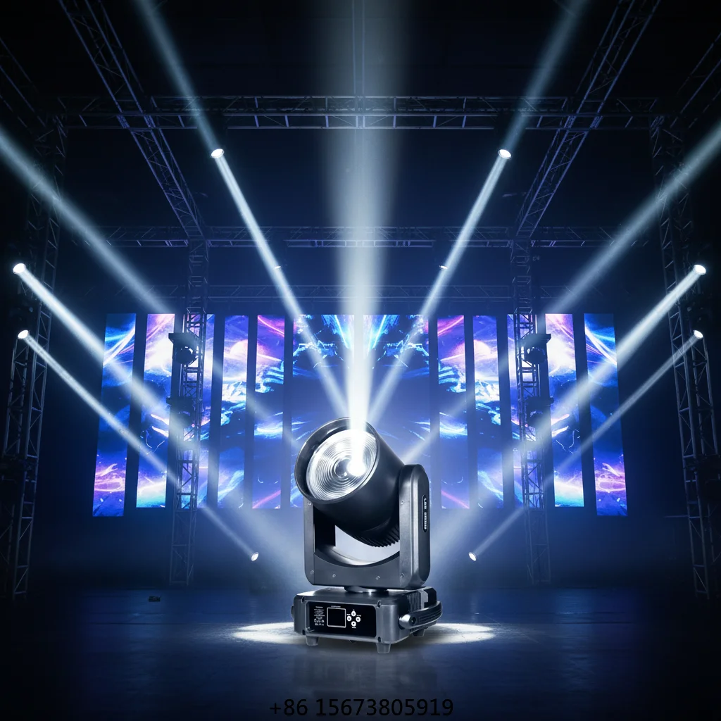 QSE Lighting 150W Aluminum LED Moving Head Stage Light DMX RGB Sound-Activated Dimmable for Wedding DJ KTV
QSE Lighting 150W Aluminum LED Moving Head Stage Light DMX RGB Sound-Activated Dimmable for Wedding DJ KTV