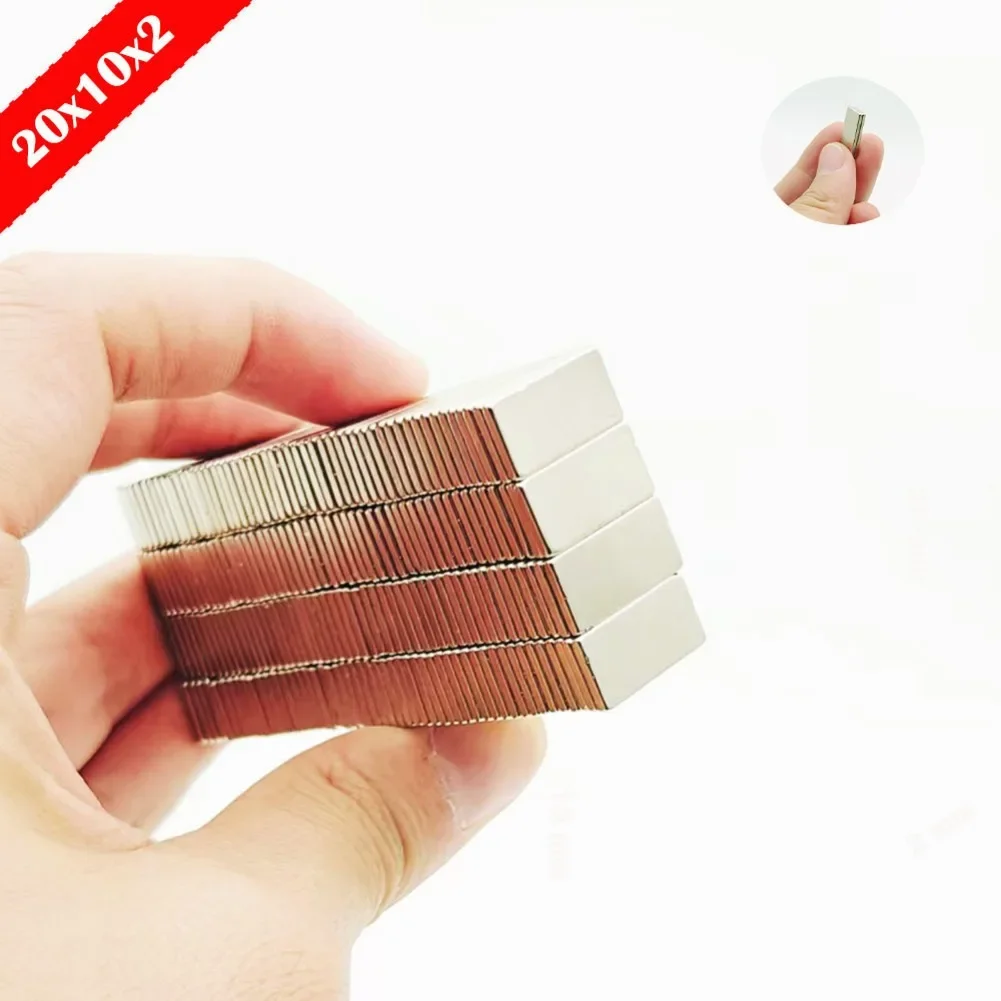 10-200Pcs Super Powerful Strong Neodymium Imanes 20mmX10mmX2mm N35 NdFeB Block Imanes Square Magnets Magnetic Permanent
10-200Pcs Super Powerful Strong Neodymium Imanes 20mmX10mmX2mm N35 NdFeB Block Imanes Square Magnets Magnetic Permanent