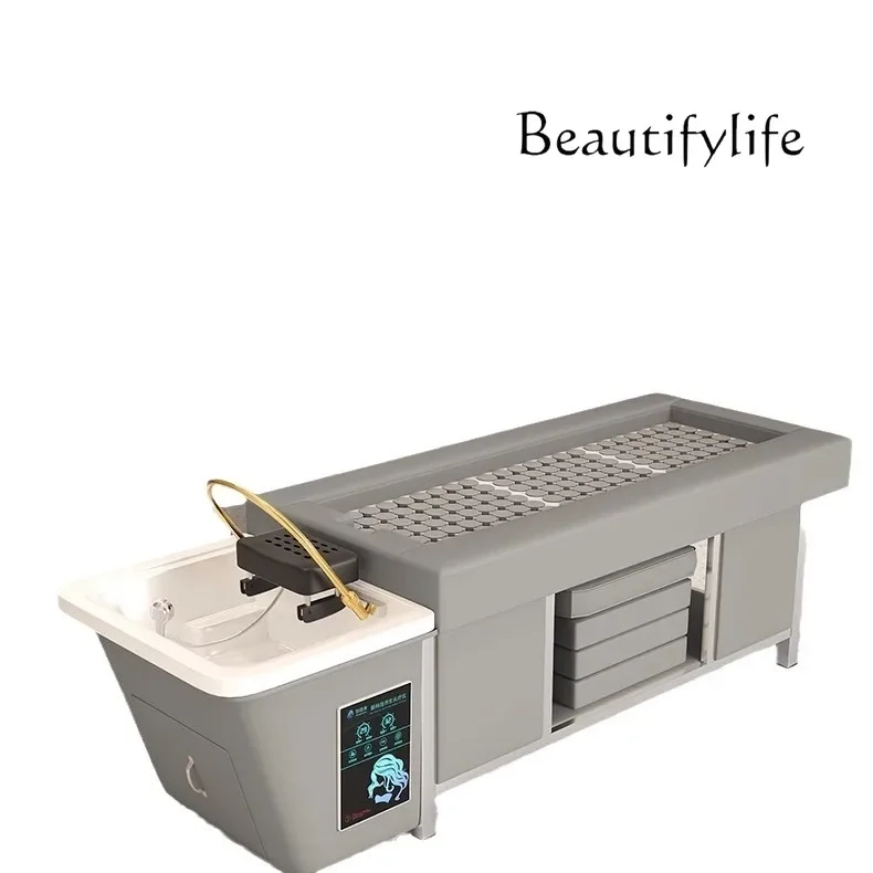 Shampoo bed Multifunctional barber shop Fumigation water circulation massage bed Beauty salon Hair salon Head treatment bed
Shampoo bed Multifunctional barber shop Fumigation water circulation massage bed Beauty salon Hair salon Head treatment bed