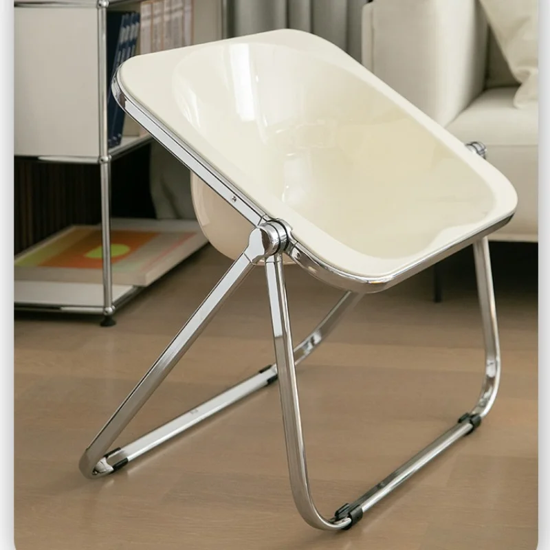 Nordic Modern Design Folding PC Clear Transparent Chrome Frame Lounge Chair for Living Room Bedroom Mid-Ancient
Nordic Modern Design Folding PC Clear Transparent Chrome Frame Lounge Chair for Living Room Bedroom Mid-Ancient