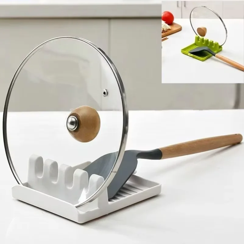 Multifunctional Kitchen Worktop Organiser: Spatula and Lid Holder, Ladle Rest and Chopstick Holder, Cabinet Shelf – 1-Piece Set
Multifunctional Kitchen Worktop Organiser: Spatula and Lid Holder, Ladle Rest and Chopstick Holder, Cabinet Shelf – 1-Piece Set