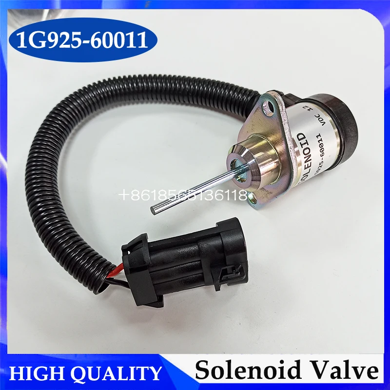 6691498 12V Shut Off Stop Solenoid For S150 S160 S175 S185 S205 S450 1G925-60011 31143301-406 Solenoid Valve
6691498 12V Shut Off Stop Solenoid For S150 S160 S175 S185 S205 S450 1G925-60011 31143301-406 Solenoid Valve