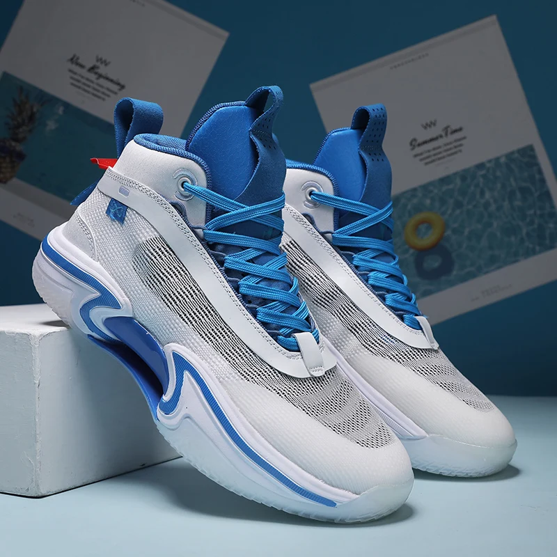 Men's Basketball Shoes Breathable Cushioning Non-Slip Wearable Runing Shoes Gym Training Athletic Basketball Sneakers for Women
Men's Basketball Shoes Breathable Cushioning Non-Slip Wearable Runing Shoes Gym Training Athletic Basketball Sneakers for Women