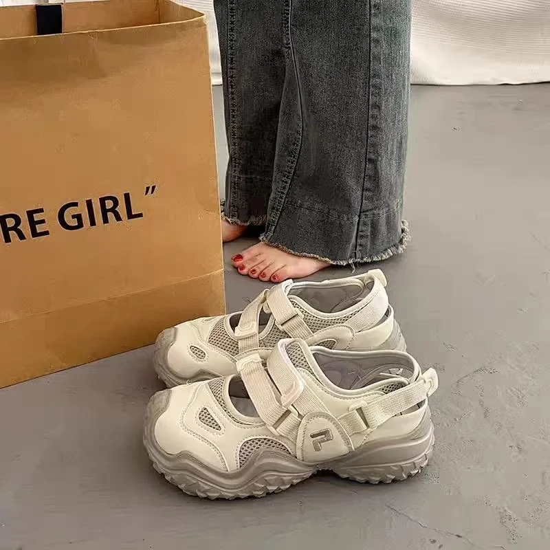 2025 Summer New Women's Fashion Mesh Sandals Breathable Non-Slip Casual Outdoor Sports Shoes Lightweight Walking Zapatos Mujer
2025 Summer New Women's Fashion Mesh Sandals Breathable Non-Slip Casual Outdoor Sports Shoes Lightweight Walking Zapatos Mujer