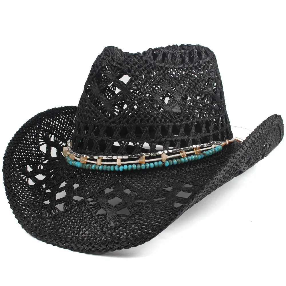 Western Cowboy Straw Hat, Hand-woven, Hollowed-out, Breathable Sun Hat For Outdoor Leisure And Vacation, Sun Protection Hat
Western Cowboy Straw Hat, Hand-woven, Hollowed-out, Breathable Sun Hat For Outdoor Leisure And Vacation, Sun Protection Hat