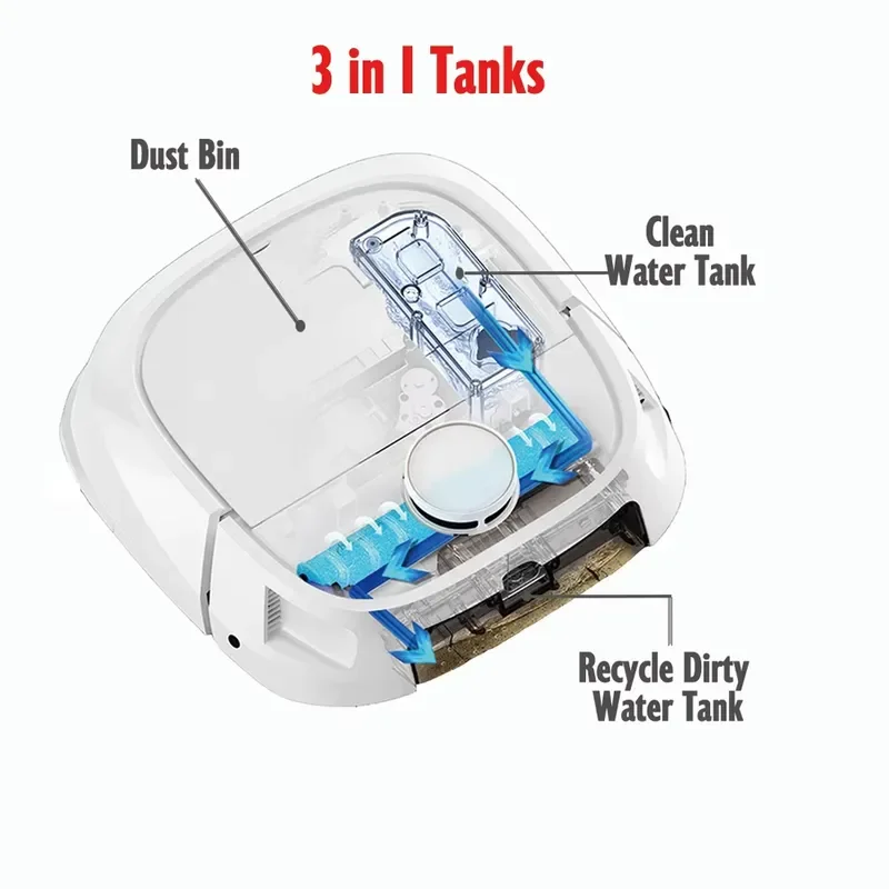Self-washing Vacuum Sweeping and Mopping Smart Household Sweeping High Suction
Self-washing Vacuum Sweeping and Mopping Smart Household Sweeping High Suction