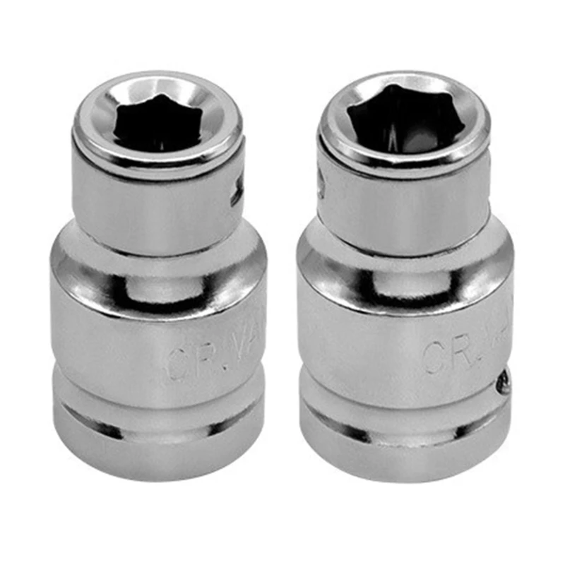 Shank Bit Holder Hexagonal Socket Bit Adapter 12.5mm to 8/10mm Electric Wrench Adapter Quick Drill Bit Replacement
Shank Bit Holder Hexagonal Socket Bit Adapter 12.5mm to 8/10mm Electric Wrench Adapter Quick Drill Bit Replacement