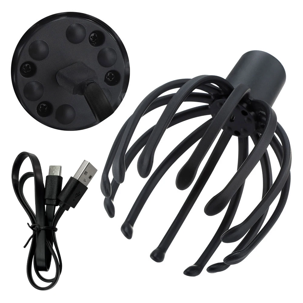 Cordless Electric Octopus Claw Scalp Massager Hands-free 3 Level Head Massage Octopus Scratcher For Relaxation Stress Migraine
Cordless Electric Octopus Claw Scalp Massager Hands-free 3 Level Head Massage Octopus Scratcher For Relaxation Stress Migraine