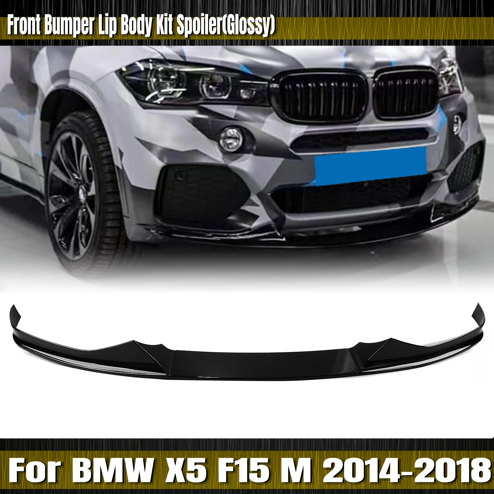 Front Bumper Spoiler Lip Lower Guard Blade For BMW X5 F15 M Sport Performance Style 2014 2015 2016 2017 2018
Front Bumper Spoiler Lip Lower Guard Blade For BMW X5 F15 M Sport Performance Style 2014 2015 2016 2017 2018