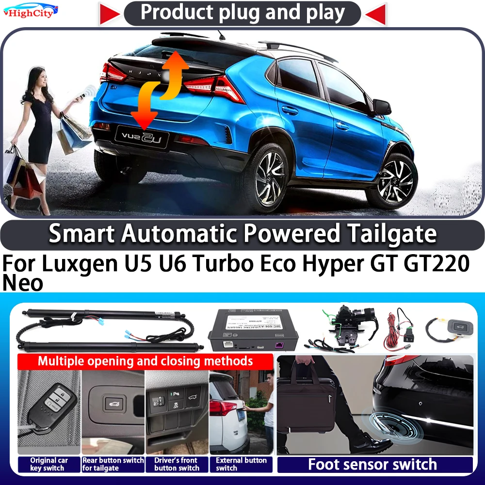 For Luxgen U5 U6 Turbo Eco Hyper GT GT220 Neo Smart Automatic Powered Tailgate Key Control Trunk Close Electric Power Tailgate
For Luxgen U5 U6 Turbo Eco Hyper GT GT220 Neo Smart Automatic Powered Tailgate Key Control Trunk Close Electric Power Tailgate