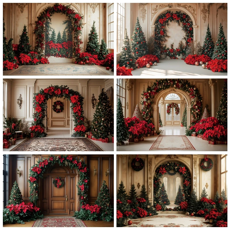 Christmas Family Party Decor Backdrops Photography XMAS Tree Wreath Arch Kids Artistic Portrait Photo Photographic Background
Christmas Family Party Decor Backdrops Photography XMAS Tree Wreath Arch Kids Artistic Portrait Photo Photographic Background