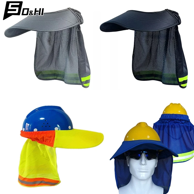 New Reflective Mesh Reflective Cap Breathable Anti-UV Beach Hat Neck Protection Shawl Universal Sunscreen Hat Safety Helmets
New Reflective Mesh Reflective Cap Breathable Anti-UV Beach Hat Neck Protection Shawl Universal Sunscreen Hat Safety Helmets