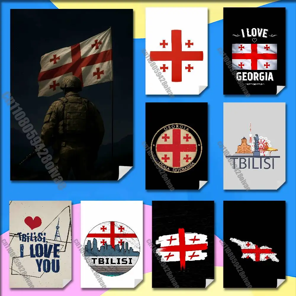 Georgia Tbilisi Passport Flag Map Poster Wall Sticker For Bedroom 30x40cm Self-adhesive Decoration Fans Playbill Cover
Georgia Tbilisi Passport Flag Map Poster Wall Sticker For Bedroom 30x40cm Self-adhesive Decoration Fans Playbill Cover