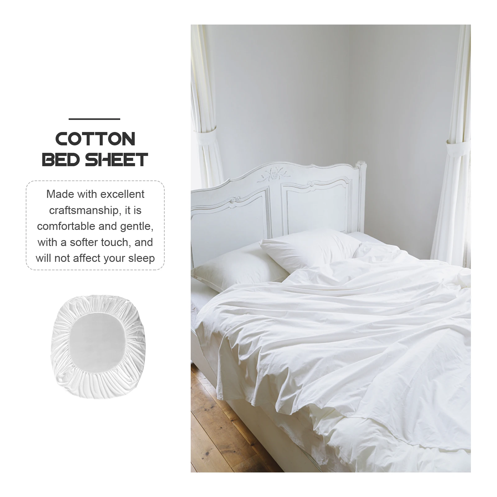 Pure Cotton Fitted Sheet Bed Protector Waterproof Mattress Cover Elastic Band Home Hotel Use Soft Comfortable Bedding
Pure Cotton Fitted Sheet Bed Protector Waterproof Mattress Cover Elastic Band Home Hotel Use Soft Comfortable Bedding