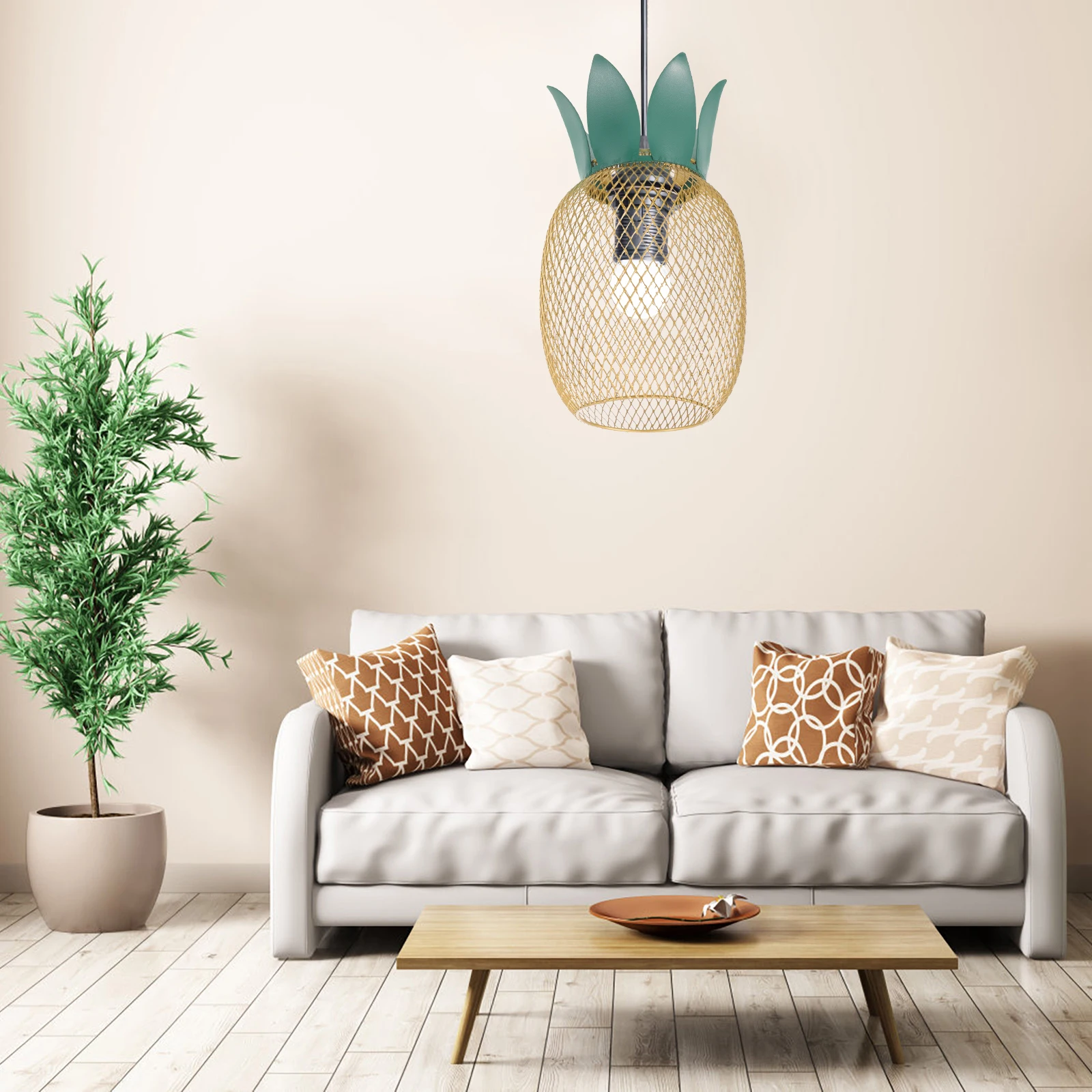 Pineapple Pendant Light Shade 130x210 Golden Metal Wire Cage Lamp Cover for Home Bar Restaurant Decor Hollow Out Shades
Pineapple Pendant Light Shade 130x210 Golden Metal Wire Cage Lamp Cover for Home Bar Restaurant Decor Hollow Out Shades