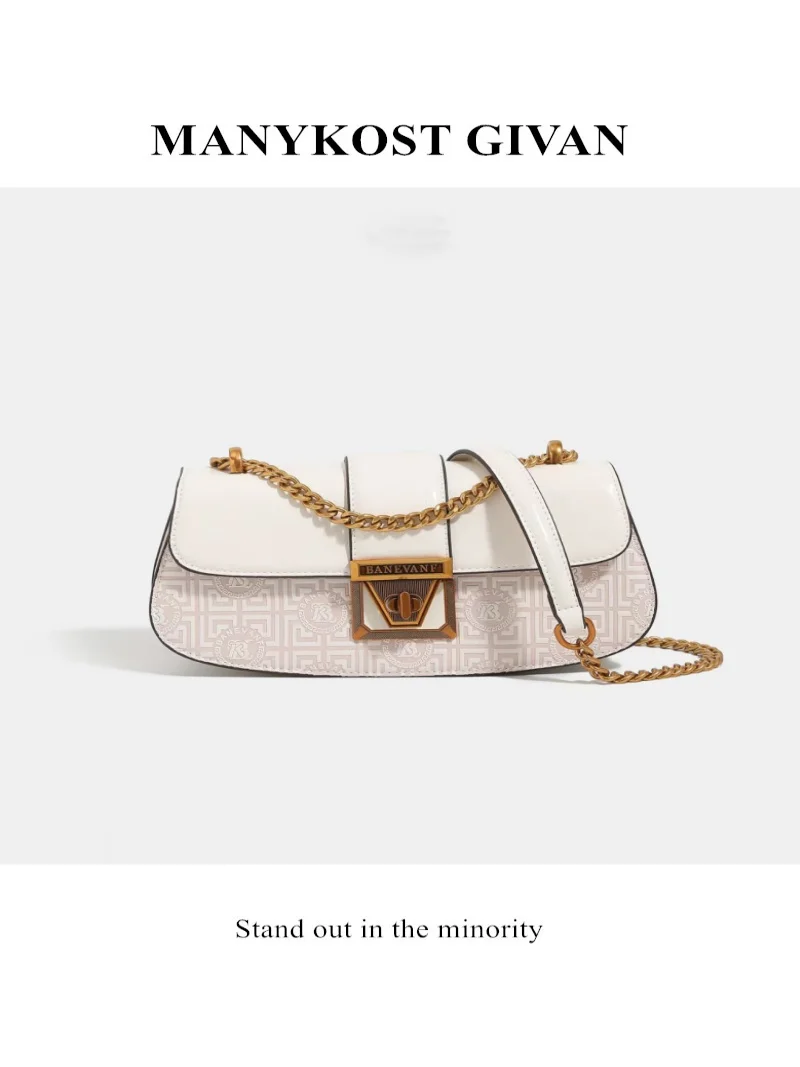 ManyKostGiva Fashionable Chain Link Bag Women's Single Shoulder Slant Carry French Bread Bag 2026 New Style High-End Sensation
ManyKostGiva Fashionable Chain Link Bag Women's Single Shoulder Slant Carry French Bread Bag 2026 New Style High-End Sensation