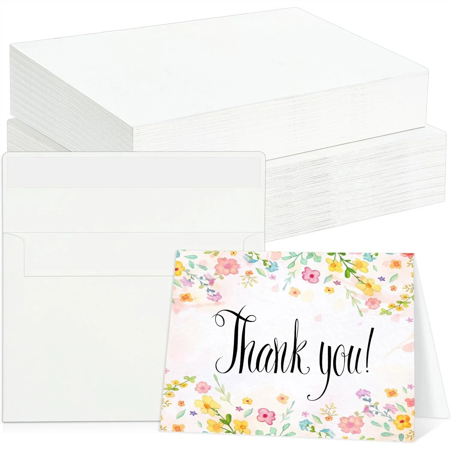 60 Sets Watercolor Cards with Envelopes, 140lb/300GSM Foldable Blank Postcards for Greeting, Wedding Invitations
60 Sets Watercolor Cards with Envelopes, 140lb/300GSM Foldable Blank Postcards for Greeting, Wedding Invitations
