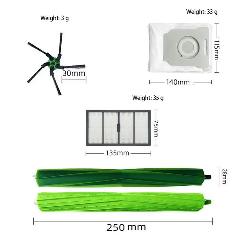 Y20A для робота-пылесоса iRobot Roomba S9 (9150) S9+ S9 Plus (9550) серии S: основная и боковые щетки, HEPA-фильтр, мешки для сбора пыли
Y20A для робота-пылесоса iRobot Roomba S9 (9150) S9+ S9 Plus (9550) серии S: основная и боковые щетки, HEPA-фильтр, мешки для сбора пыли