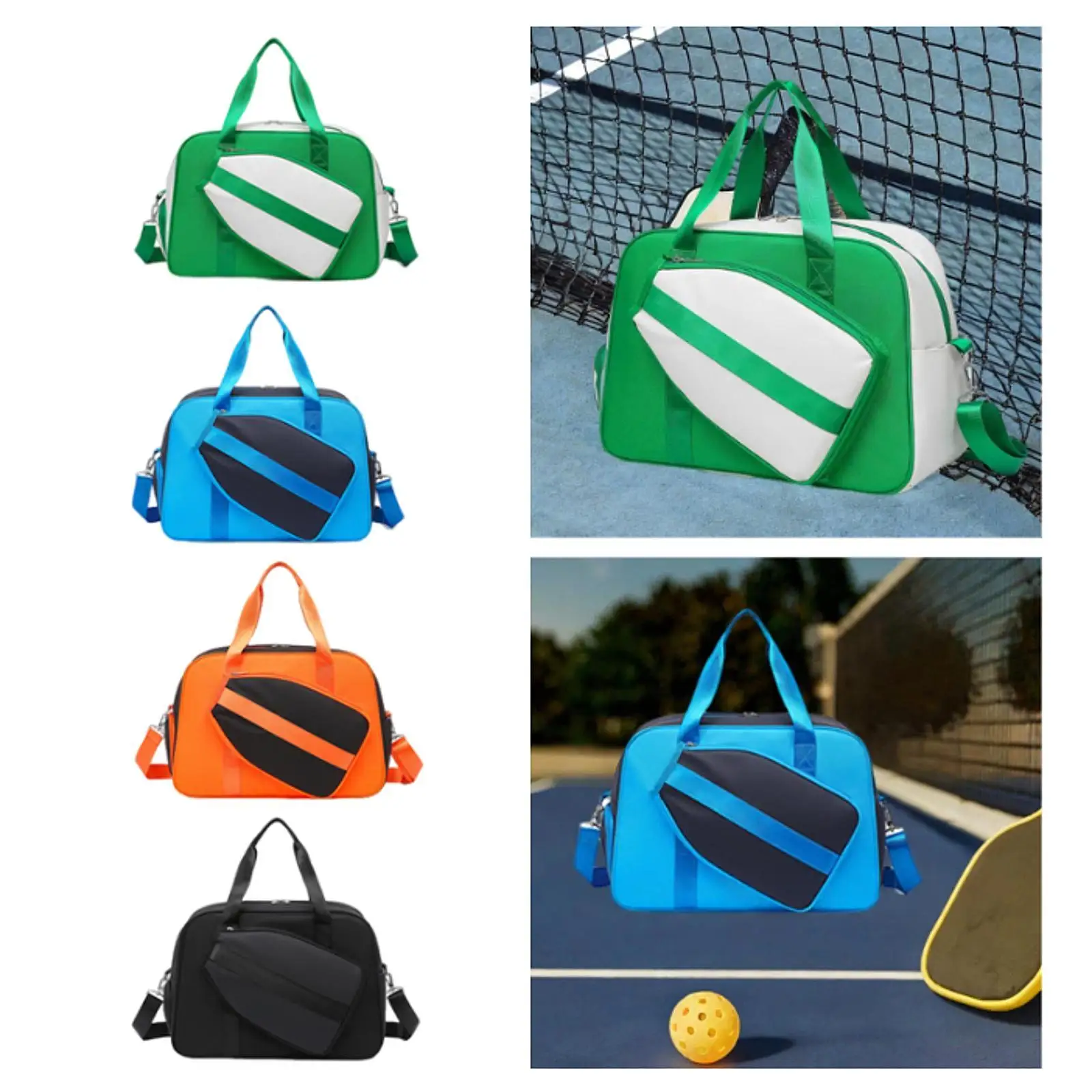 Сумка Pickleball Спортивная сумка для улицы, многофункциональная, портативная, большой вместимости с отделением для обуви, стильная для ракетки, бадминтона
Сумка Pickleball Спортивная сумка для улицы, многофункциональная, портативная, большой вместимости с отделением для обуви, стильная для ракетки, бадминтона
