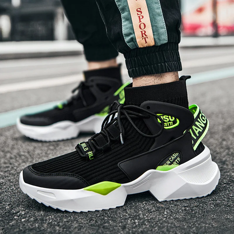 Plus Size High Top Massive Sports Sock Boot Men Sock Sneakers Men's Running Sport Shoes White Sports Shoes Men Knit Gym
Plus Size High Top Massive Sports Sock Boot Men Sock Sneakers Men's Running Sport Shoes White Sports Shoes Men Knit Gym