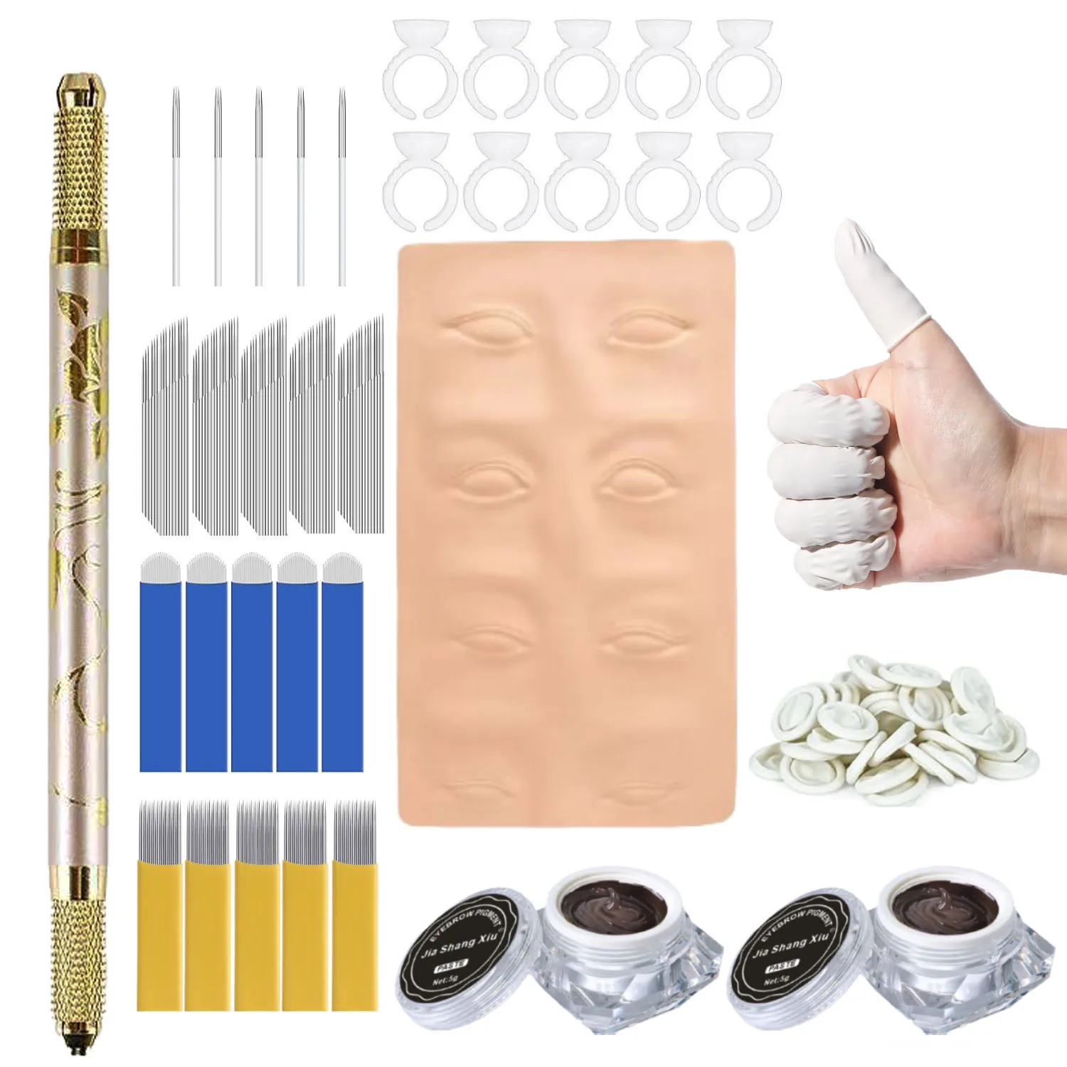 Micro-carving Eyebrow Pencil Set - Micro-carving Eyebrow Accessories - Semi-permanent Tattoo Eyebrow Tools Set - Semi-permanent Micro-carving Tools Set - Suitable for beginner artists, this set includes permanent eyebrow makeup tattoo pencils.
Micro-carving Eyebrow Pencil Set - Micro-carving Eyebrow Accessories - Semi-permanent Tattoo Eyebrow Tools Set - Semi-permanent Micro-carving Tools Set - Suitable for beginner artists, this set includes permanent eyebrow makeup tattoo pencils.