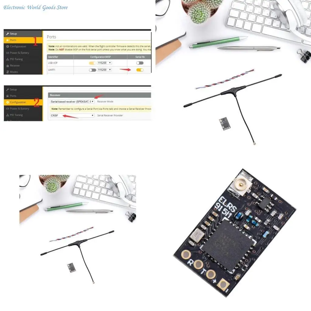 A3PD Advanced 915MHz CRSF Receiver High Rate Receiver Stable Reception Easy to Install and Configure for FPV
A3PD Advanced 915MHz CRSF Receiver High Rate Receiver Stable Reception Easy to Install and Configure for FPV