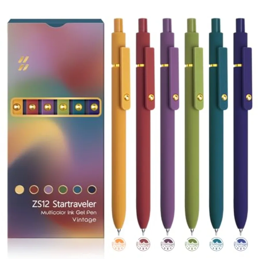 Color Pens for Journaling 0.5mm Fine Point Colo Gel Ink Pen, Smooth Writing Colorful Pens for Note Taking, Gift Set for Women a
Color Pens for Journaling 0.5mm Fine Point Colo Gel Ink Pen, Smooth Writing Colorful Pens for Note Taking, Gift Set for Women a