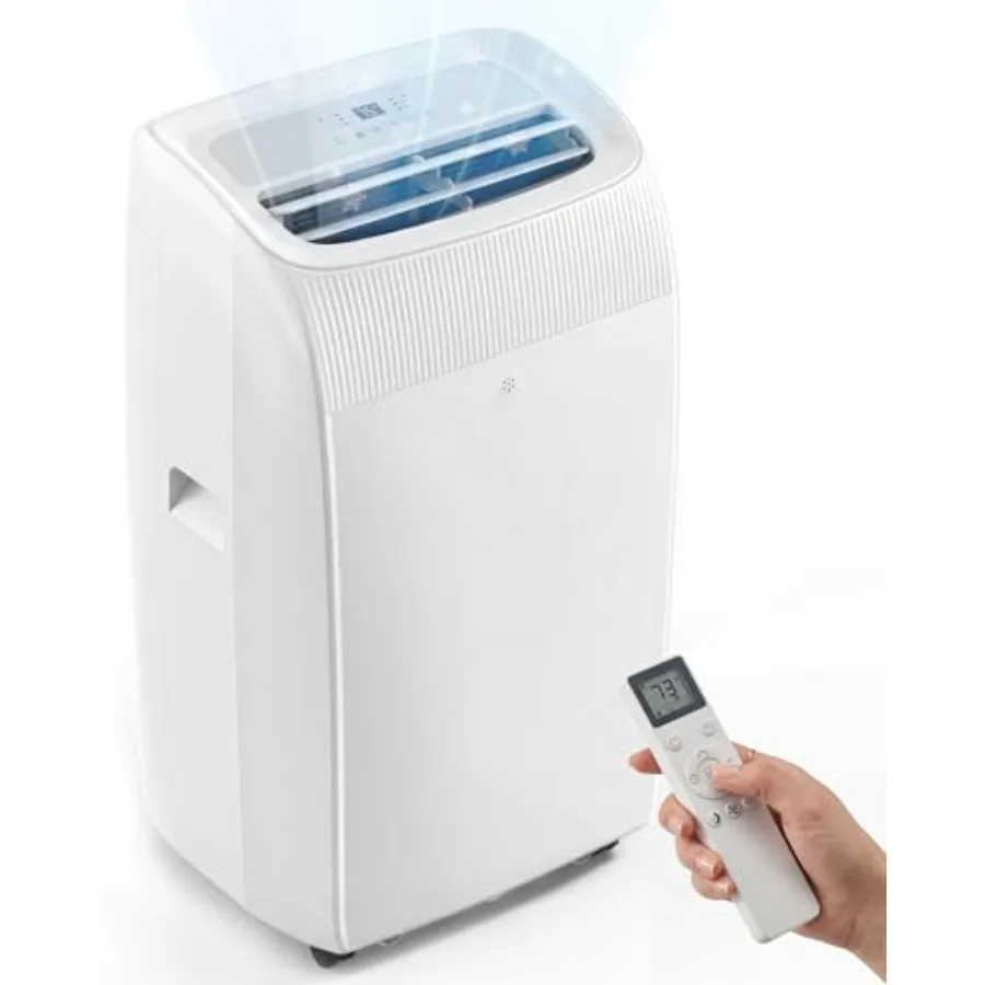 14, 000 BTU Portable Air Conditioner - Multi-Function Portable AC Unit Cools Up to 700 Sq. Ft., with Ultra-Quiet 42db,Auto Swin
14, 000 BTU Portable Air Conditioner - Multi-Function Portable AC Unit Cools Up to 700 Sq. Ft., with Ultra-Quiet 42db,Auto Swin