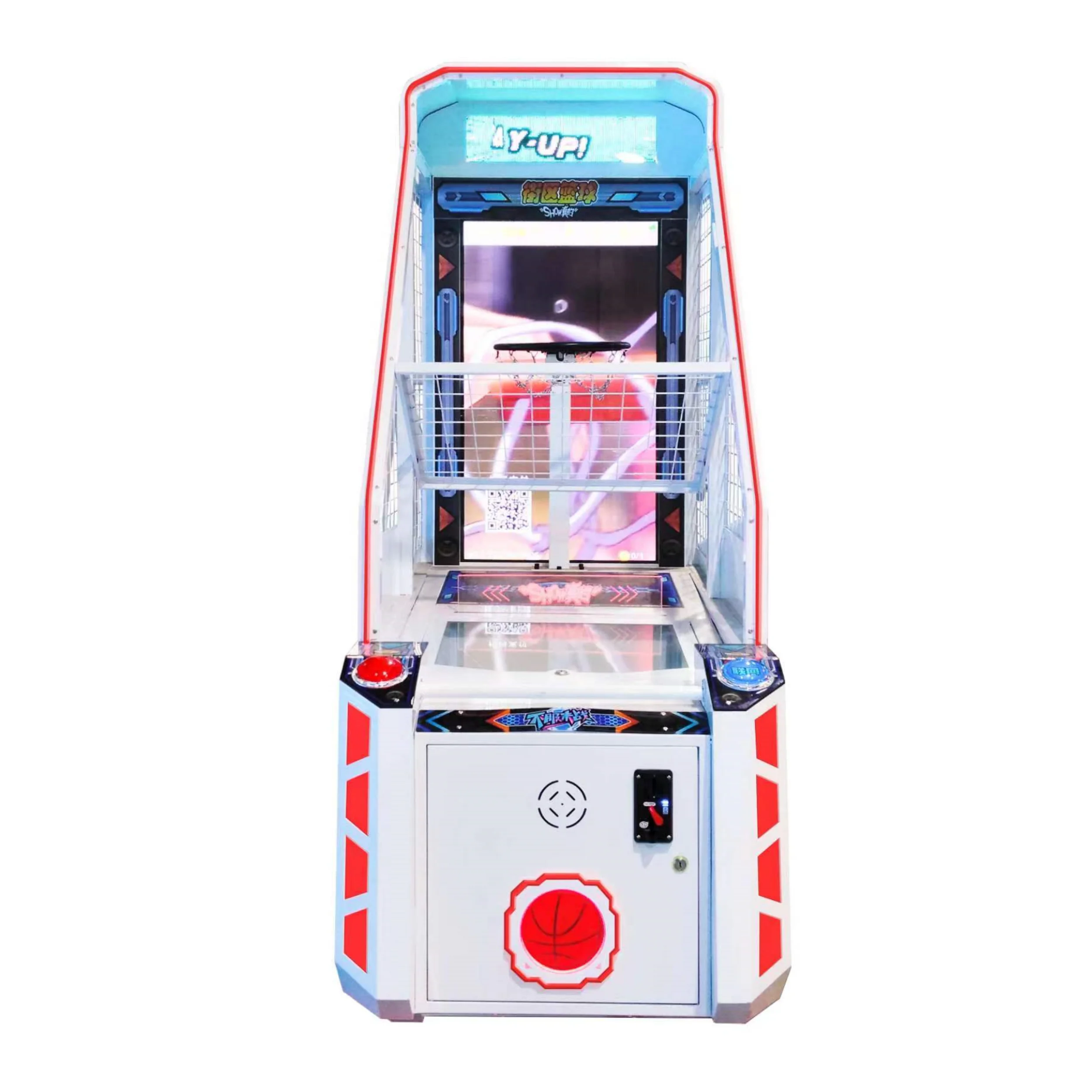 Indoor Arcade Basketball Game Machine 1-Year Warranty Metal and Plastic Construction for Amusement Centers
Indoor Arcade Basketball Game Machine 1-Year Warranty Metal and Plastic Construction for Amusement Centers