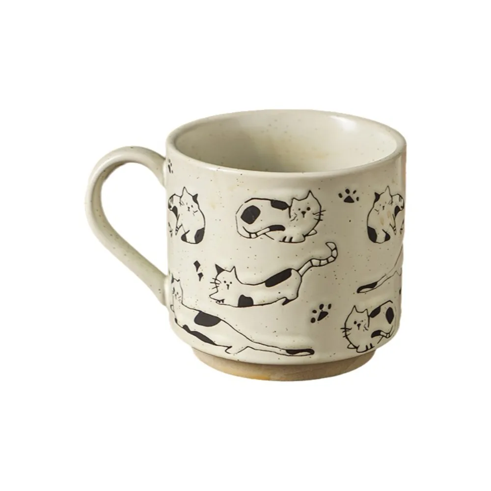 Hand-painted Ceramic Coffee Mug High Temperature Resistant Microwave Safe Retro Tea Cup Comfortable Grip
Hand-painted Ceramic Coffee Mug High Temperature Resistant Microwave Safe Retro Tea Cup Comfortable Grip