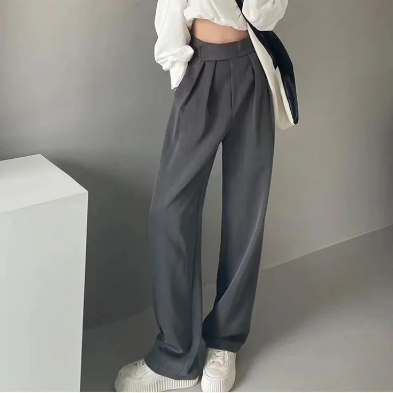 Full Length Pants Wide Leg Palazzo Women Oversized Classic Suit Pants Female High Waist Causal Vintage Trousers Elegant Bottoms
Full Length Pants Wide Leg Palazzo Women Oversized Classic Suit Pants Female High Waist Causal Vintage Trousers Elegant Bottoms