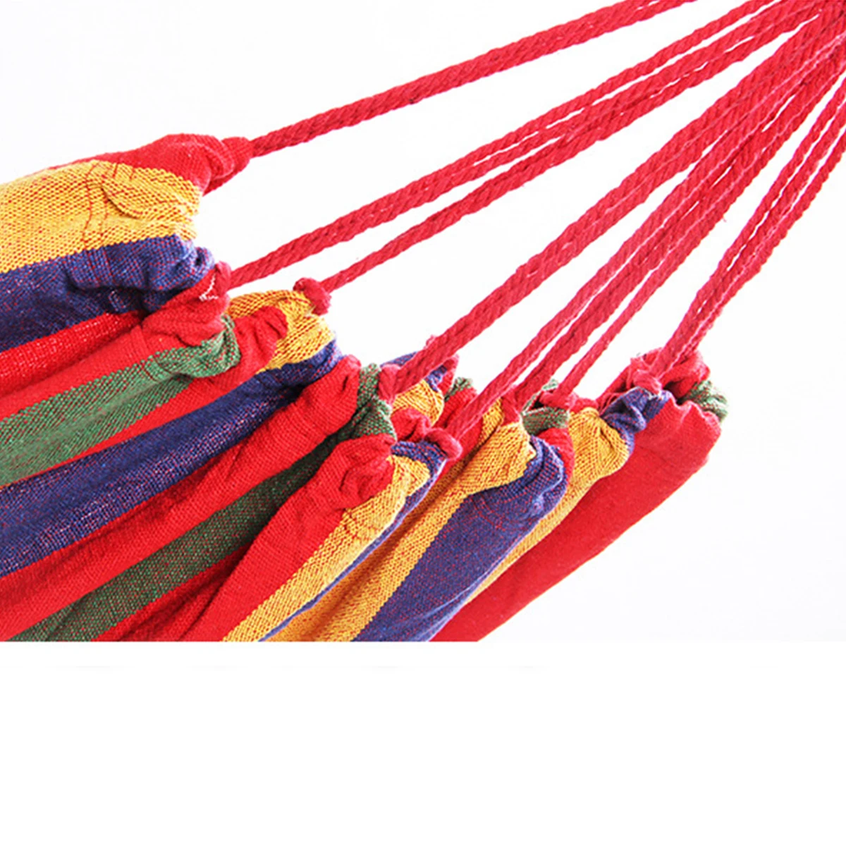 Canvas Hammock Outdoor Camping Swing Portable Travel Lightweight Stripe Pattern Single Person Use Garden Hanging Bed
Canvas Hammock Outdoor Camping Swing Portable Travel Lightweight Stripe Pattern Single Person Use Garden Hanging Bed