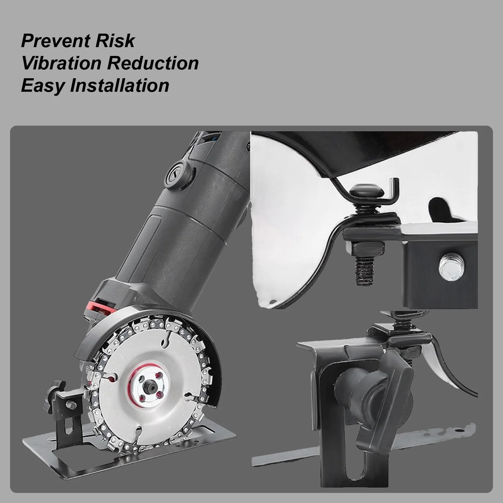 Adjustable Angle Grinder Cutting Bracket Protective Shield Cutter Holder For Enthusiasts Professionals Construction Sites Tool
Adjustable Angle Grinder Cutting Bracket Protective Shield Cutter Holder For Enthusiasts Professionals Construction Sites Tool