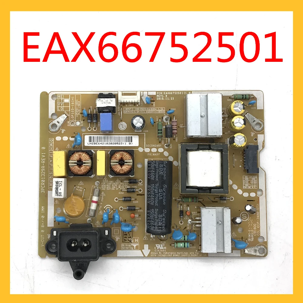 EAX66752501 LGP32D1-16CH1 3PCR01329A-REV1.0 Original Power Card Power Supply Board for TV Professional Accessories Power Board
EAX66752501 LGP32D1-16CH1 3PCR01329A-REV1.0 Original Power Card Power Supply Board for TV Professional Accessories Power Board