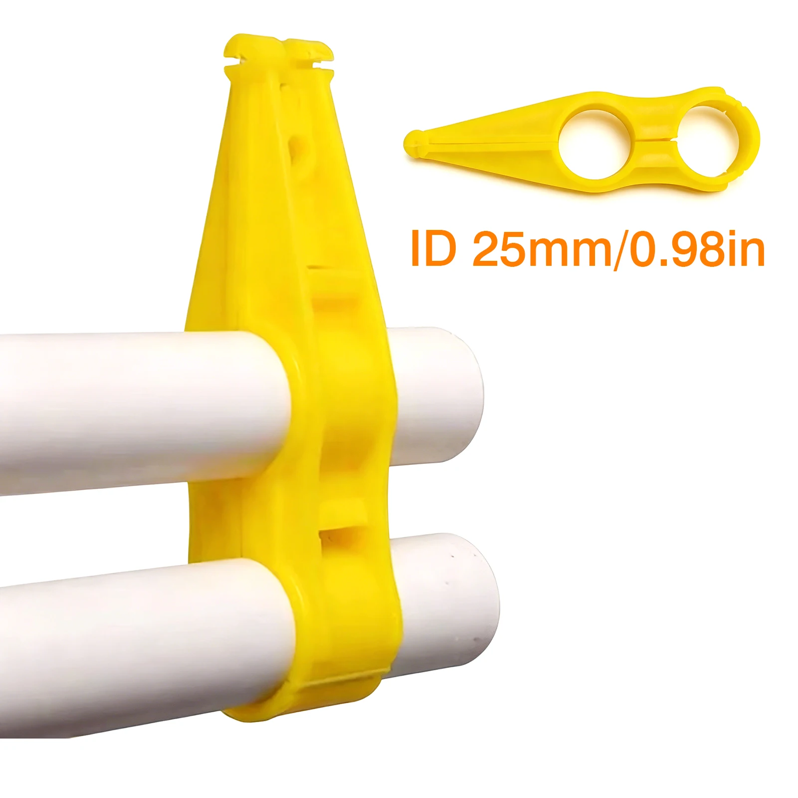 50 Pcs ID 25mm/0.98in Poultry Feeding Products Chicken and Duck Waterline Fixed Holding Card 6 Points 25 Tube Fixed Hook
50 Pcs ID 25mm/0.98in Poultry Feeding Products Chicken and Duck Waterline Fixed Holding Card 6 Points 25 Tube Fixed Hook
